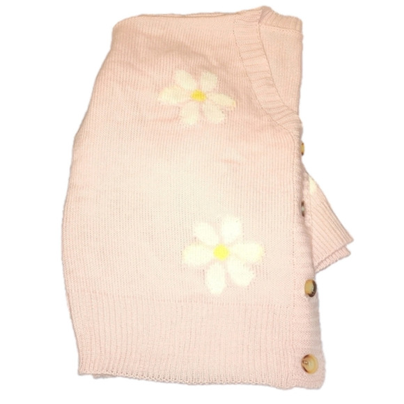 Girls Button Up Sweater - Picture 2 of 3